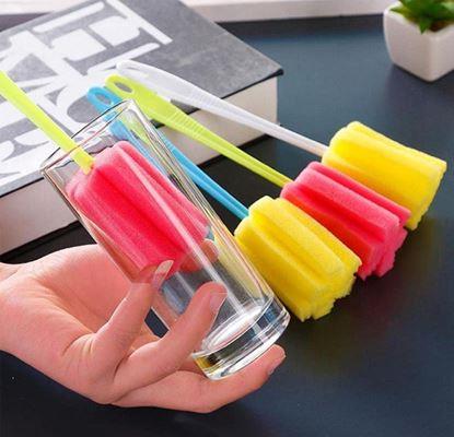 Obrázek Houbičky na skleničky s rukojetí 5 ks