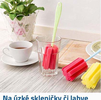Obrázek z Houbičky na skleničky s rukojetí 5 ks