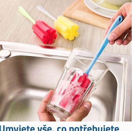 Obrázek z Houbičky na skleničky s rukojetí 5 ks
