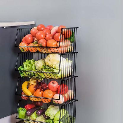 Obrázek Stohovatelný třípatrový kovový organizér