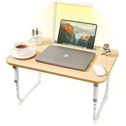 Obrázek z Výsuvný stolek na notebook s USB lampičkou