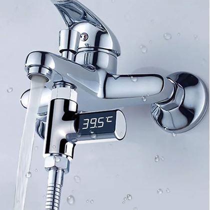 Obrázek z Teploměr na sprchu s LCD displejem