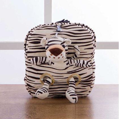 Obrázek z Dětský batůžek s vyjímatelným plyšákem - tygr