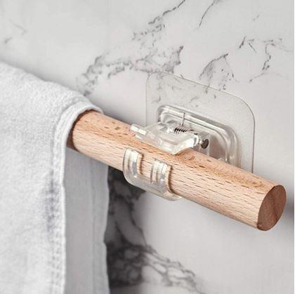 Obrázek z Transparentní držák na garnýže