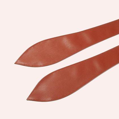 Obrázek z Dámský ozdobný pásek - hnědý