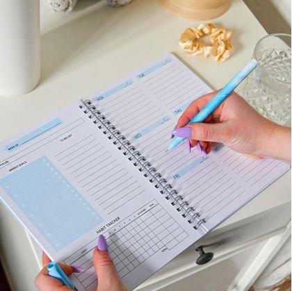 Obrázek z Nedatovaný motivační diář - modrý