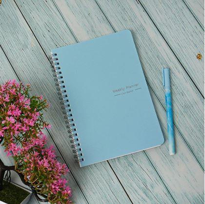 Obrázek z Nedatovaný motivační diář - modrý