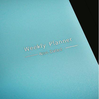 Obrázek z Nedatovaný motivační diář - modrý