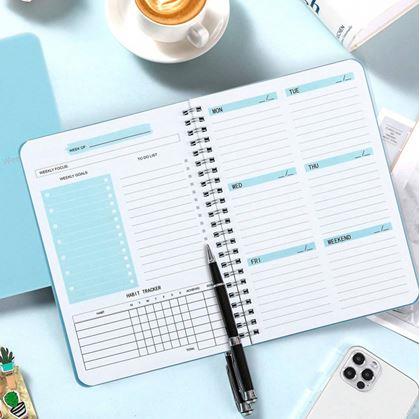 Obrázek z Nedatovaný motivační diář - modrý