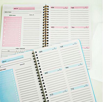 Obrázek z Nedatovaný motivační diář - modrý