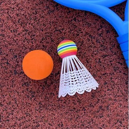 Obrázek z Dětská sada na badminton - pálky, míček, košíček