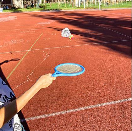 Obrázek z Dětská sada na badminton - pálky, míček, košíček