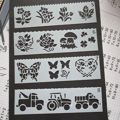 Obrázek z Sada šablon na malování 27 obrázků