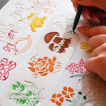 Obrázek z Sada šablon na malování 27 obrázků