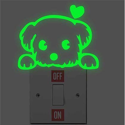 Obrázek z Svítící nálepky nad vypínač - pejsek