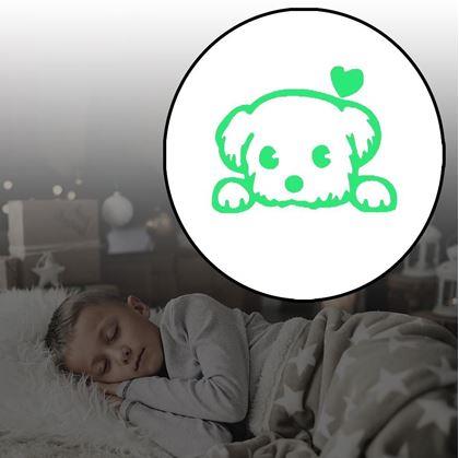 Obrázek z Svítící nálepky nad vypínač - pejsek