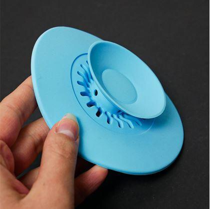 Obrázek z Silikonové sítko a zátka do dřezu