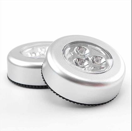 Obrázek z Samolepící lampička 3 LED stříbrná