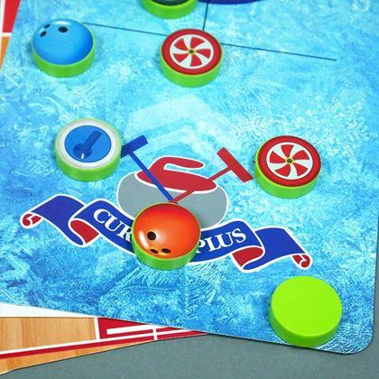 Obrázek z Sada sportovních stolních her 6v1 - fotbal, basketbal, curling, závody, kuželky, bowling