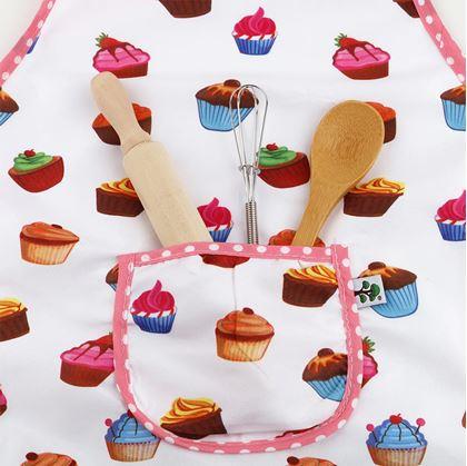 Obrázek z Dětská pekařská sada s nádobím a zástěrou 