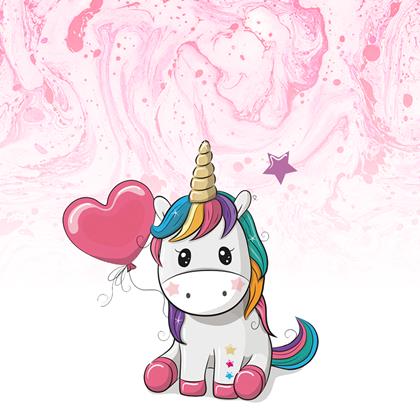Obrázek z Nažehlovací obrázky na oblečení - jednorožci