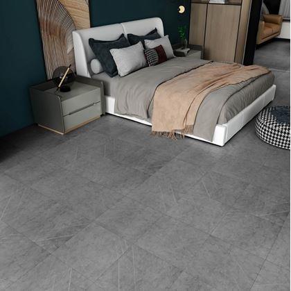 Obrázek z PVC samolepicí podlahové čtverce 30x30 cm - šedý mramor