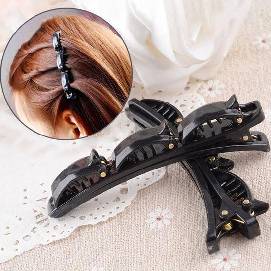 Obrázek z Klip do vlasů se sponkami - černý