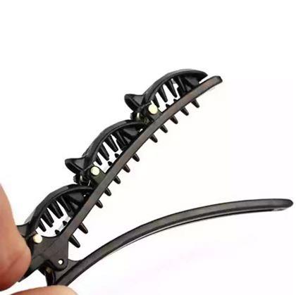 Obrázek z Klip do vlasů se sponkami - černý