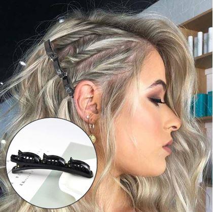 Obrázek z Klip do vlasů se sponkami - černý