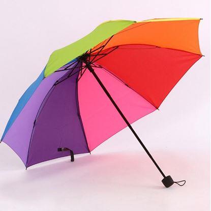 Obrázek Duhový deštník skládací