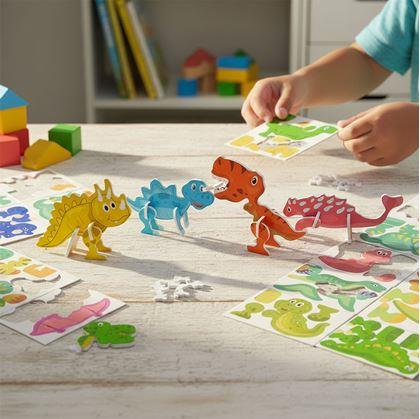 Obrázek z 3D puzzle dinosauři 25 ks
