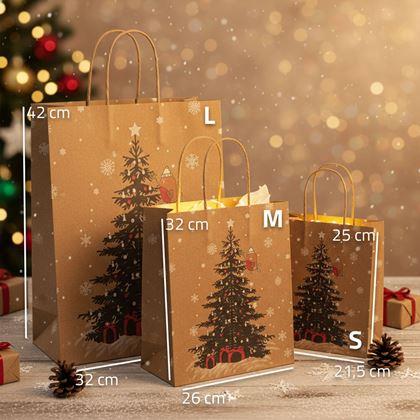 Obrázek z Vánoční taška - velikost L - dárečky