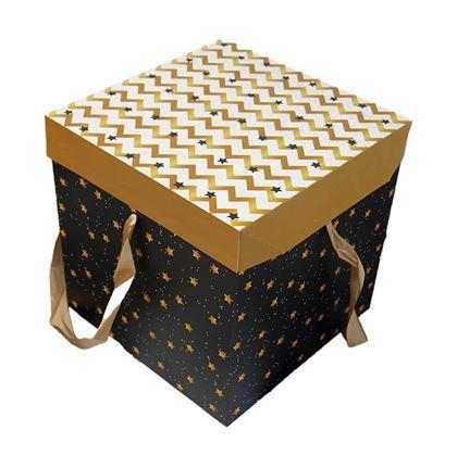 Obrázek z Dárková krabička 22 cm - hvězdy