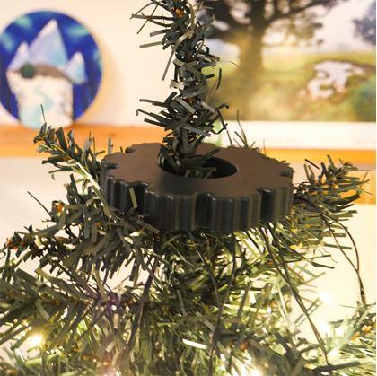 Obrázek z Vánoční LED osvětlení s dálkovým ovladačem - bez motání s rovnoměrným rozložením světýlek