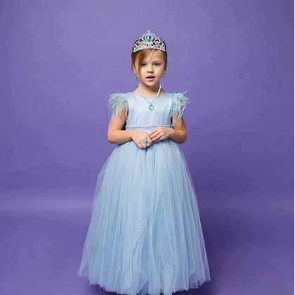 Obrázek z Sada doplňků pro princeznu 6 ks - modrá