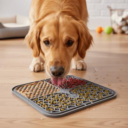 Obrázek z Silikonová lízací podložka pro psa