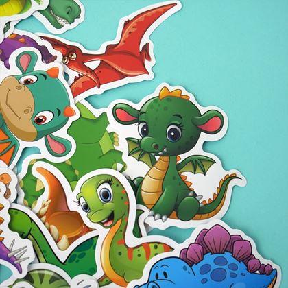 Obrázek z Dětské samolepky - dinosauři