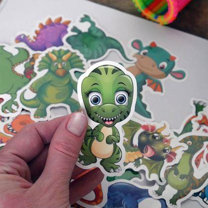 Obrázek z Dětské samolepky - dinosauři