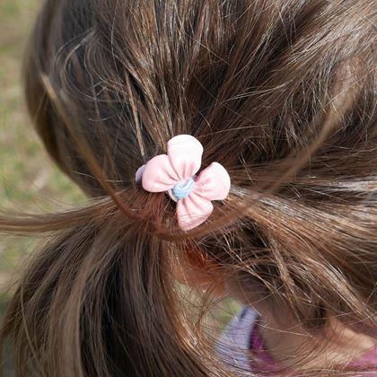 Obrázek z Dětské gumičky do vlasů 10 ks - mašličky