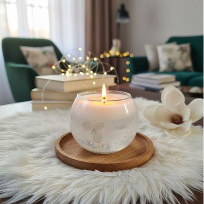 Obrázek z Gelová svíčka - světle modrá