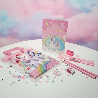 Obrázek z Sada školních pomůcek pro děti - jednorožec