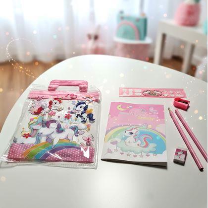 Obrázek z Sada školních pomůcek pro děti - jednorožec