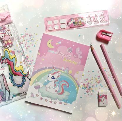 Obrázek Sada školních pomůcek pro děti - jednorožec