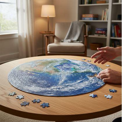 Obrázek z Puzzle - zeměkoule 1000 dílků