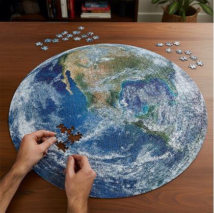 Obrázek z Puzzle - zeměkoule 1000 dílků