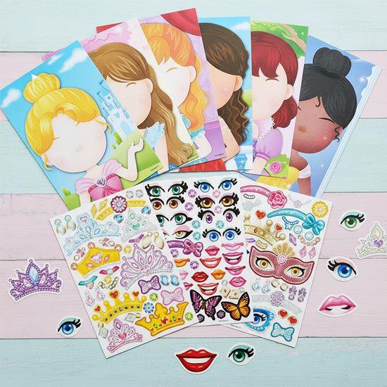 Obrázek z Dětské samolepky - princezny 6 ks