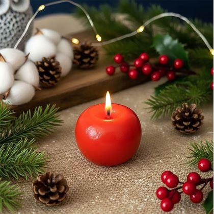 Obrázek z Dárková svíčka jablko 2 ks