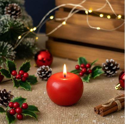 Obrázek z Dárková svíčka jablko 2 ks