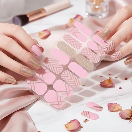 Obrázek z Samolepky na nehty - růžovo zlaté