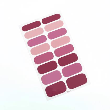 Obrázek z Samolepky na nehty - tmavě růžový mix